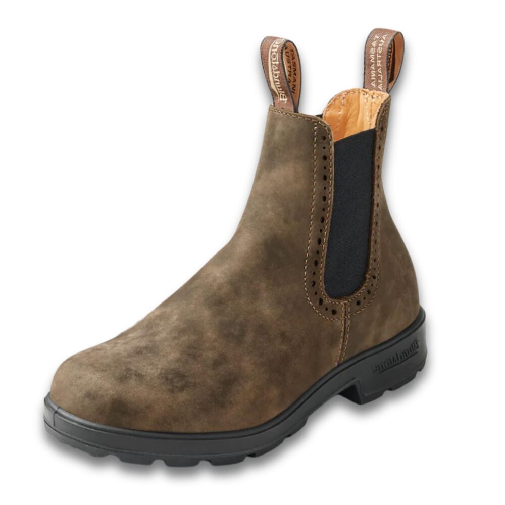 Blundstone Original High Top Boot, Rustic Brown, 9 US Women / 6 AU